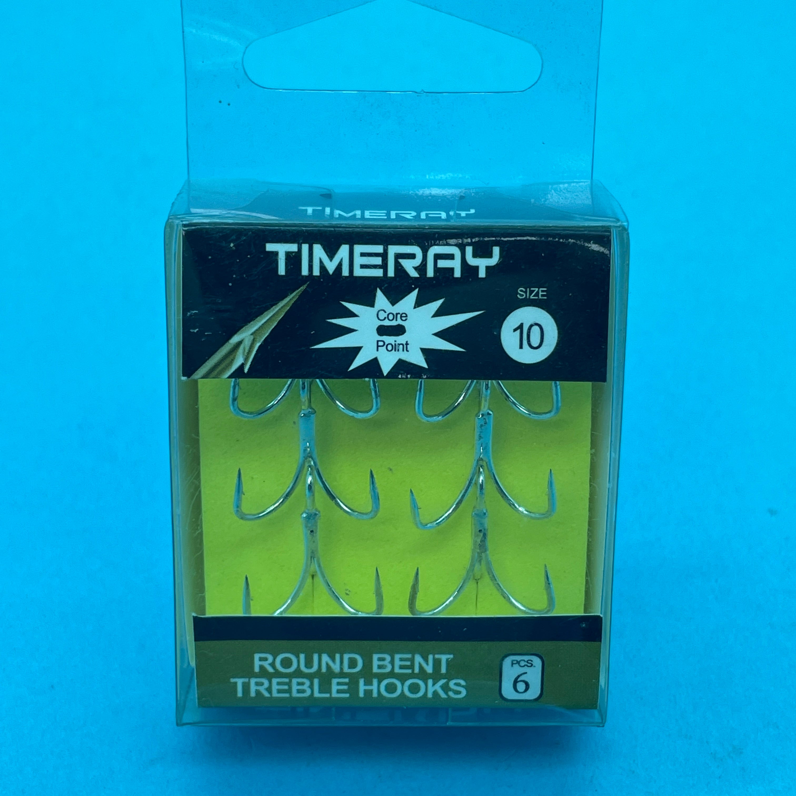 Timeray Treble Hooks Size 10 x 6 – Rockstar Tackle