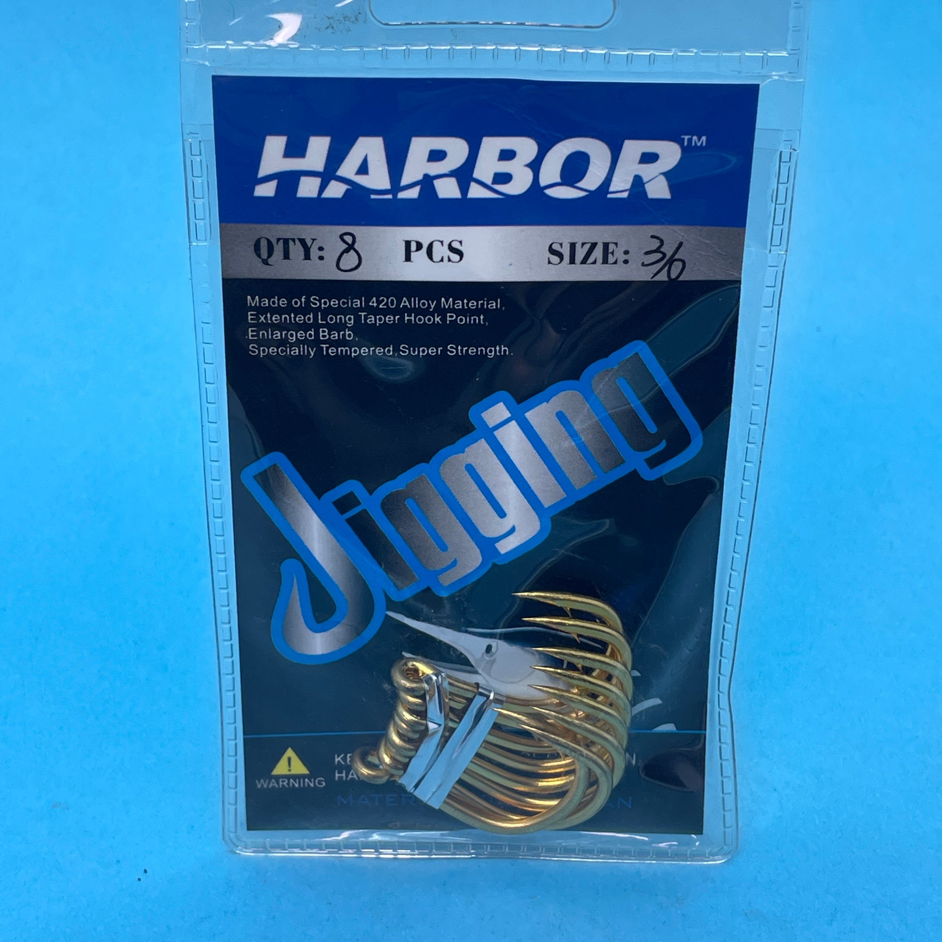 Harbor Jigging/Live Bait Hook Size 3/0 x 8 – Rockstar Tackle