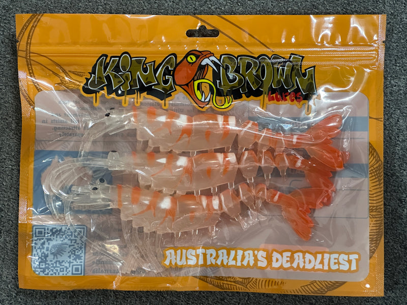 KING BROWN LURES - Killer Prawn 270mm soft plastic - 3 PACK – Rockstar  Tackle