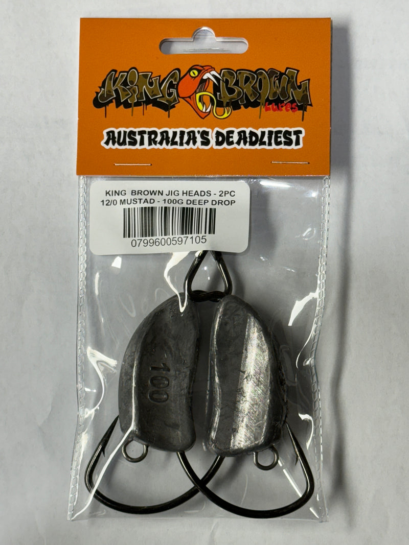 KING BROWN JIG HEADS FOR KING BROWN KILLER PRAWN