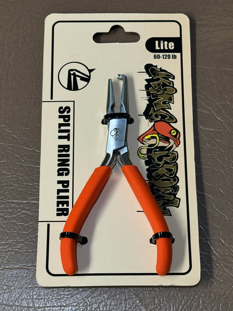 KING BROWN SPLIT RING PLIERS - LITE 60-120lb