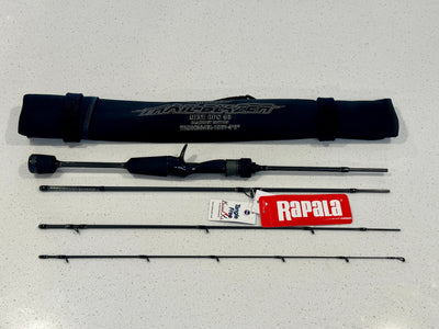 RAPALA Trail Blazer Mini Ops 56 - Blackout Edition - 4 Piece Travel Rod