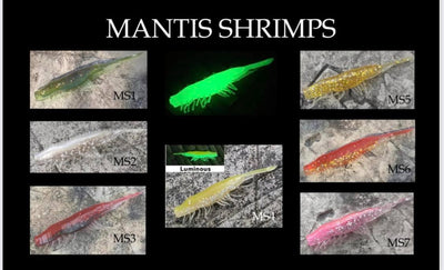 Shads Lures Mantis Shrimp - 2 INCH - NEW