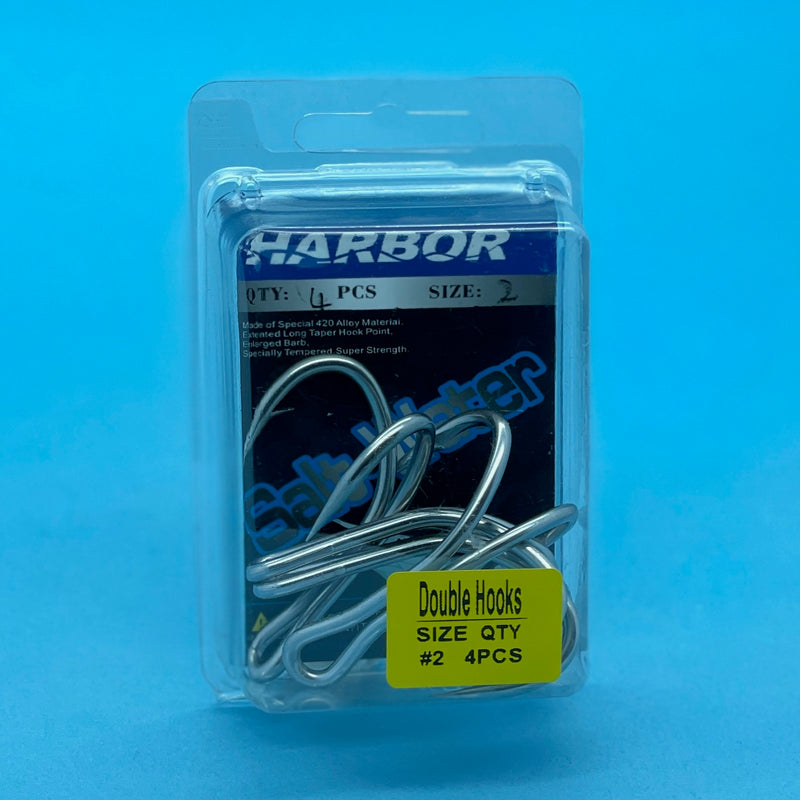 Harbor Double Hooks Size 2 x 4