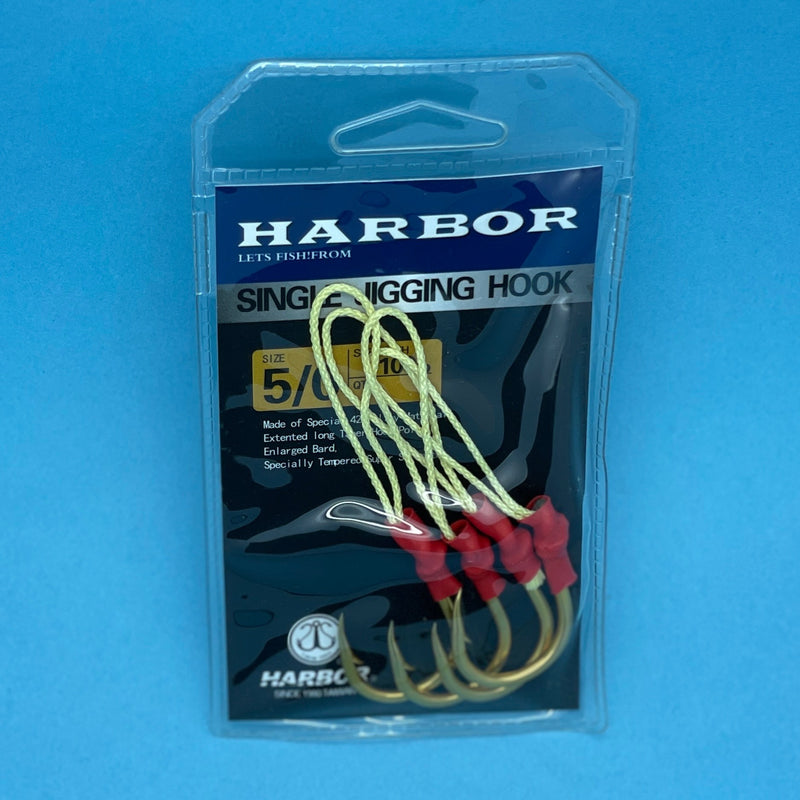 Harbor Single Jigging Assist Hooks Size 5/0 x 4