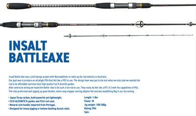 Insalt Battle Axe Jigging Rod