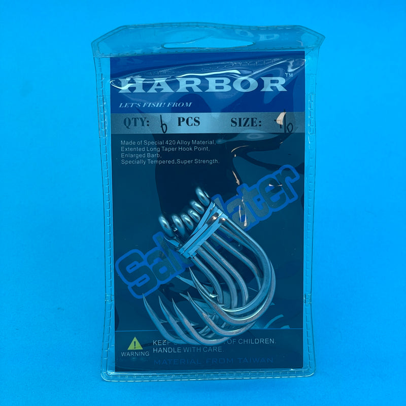 Harbor Salt Water Live Bait Hooks Size 7/0 x 6