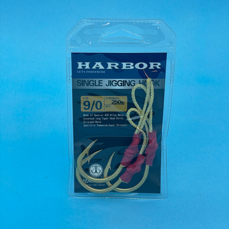 Harbor Single Jigging Assist Hooks Size 9/0 x 3