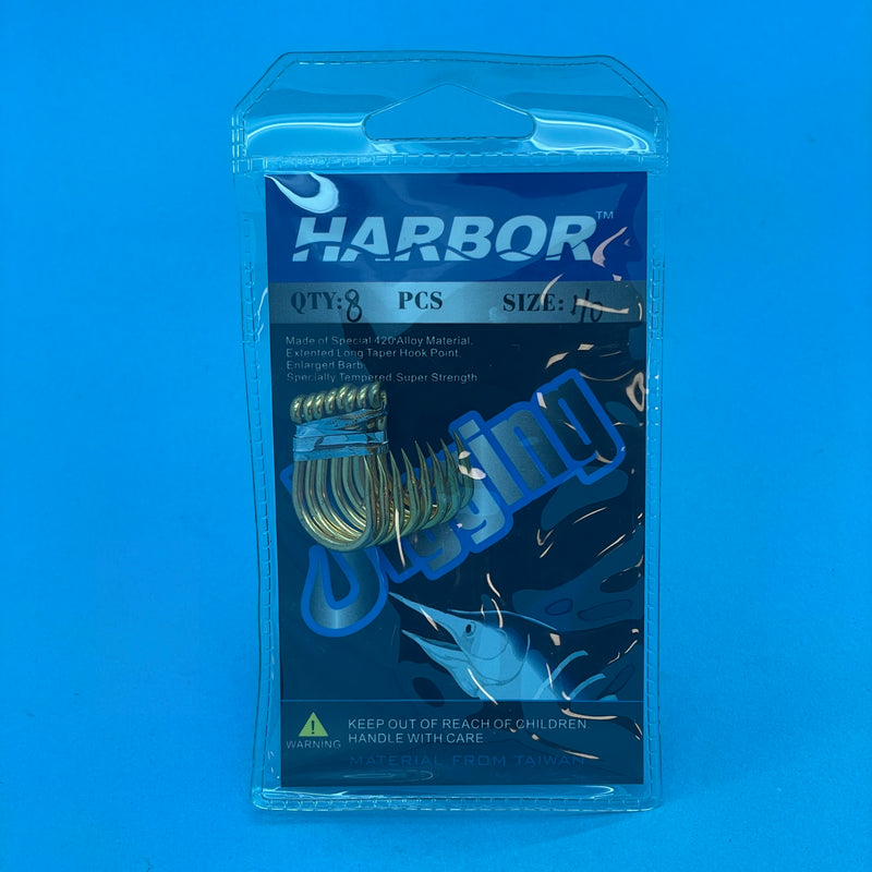 Harbor Jigging/Live Bait Hook Size 1/0 x 8