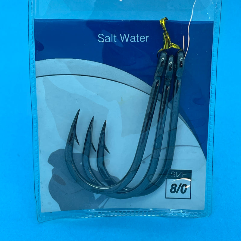 Salt Water Trolling Hooks Size 8/0 x 3