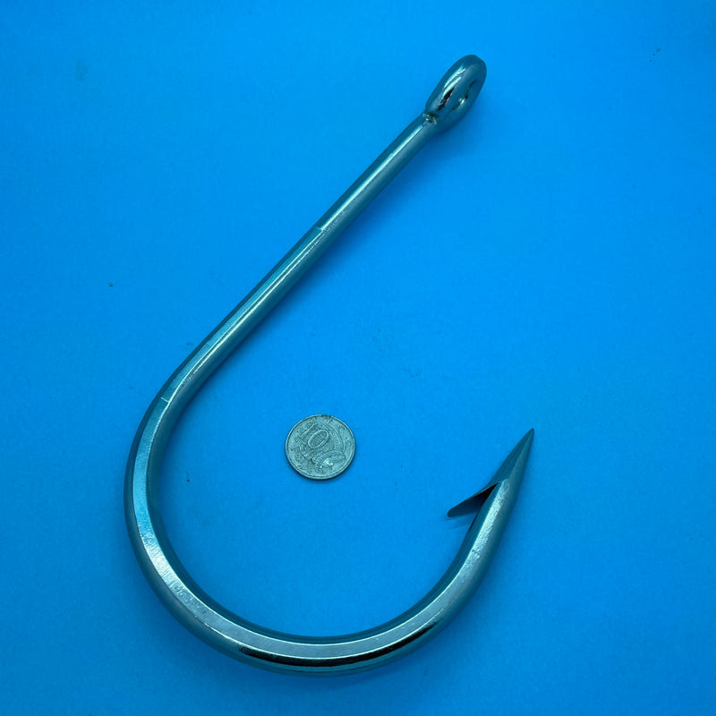 Stainless Steel Shark Hook Size 20/0