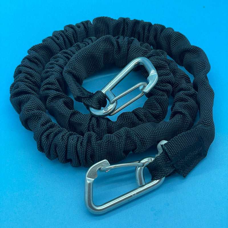 Safety Lanyard with Stainless Steel Clips 90cm x 2