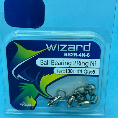 Ball Bearing Double Ring  Swivel - Nickel Plated
