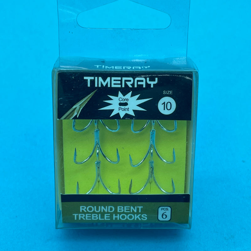 Timeray Treble Hooks Size 10 x 6