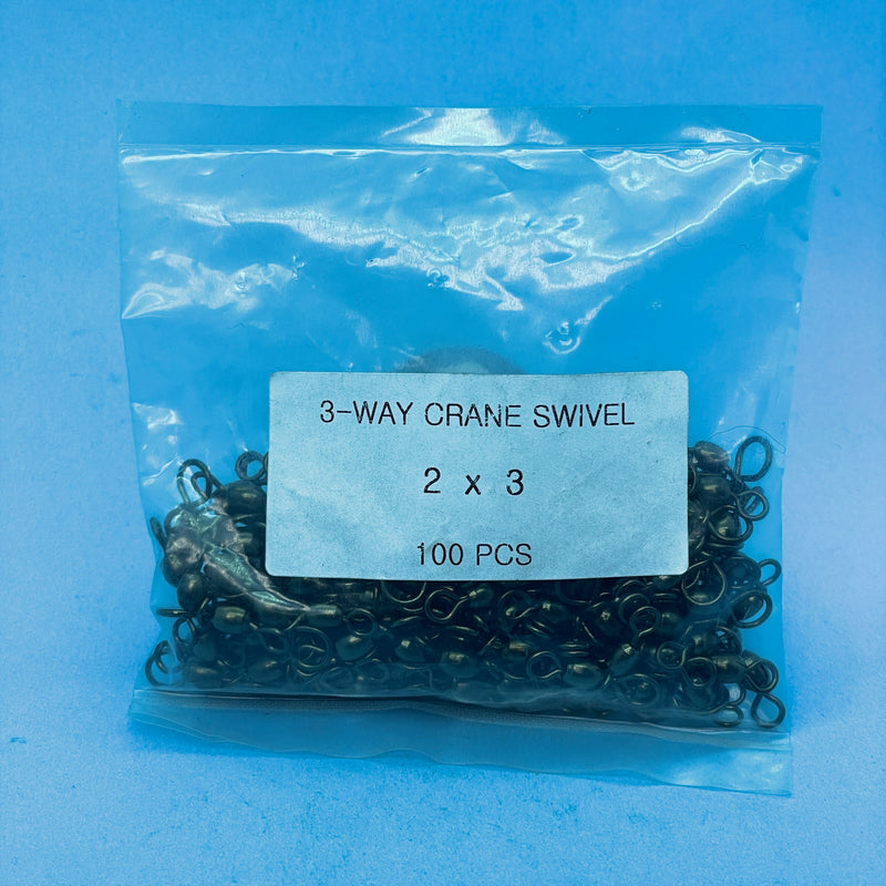 Sizes 2 & 3, Three-Way Crane Swivels - 75lb