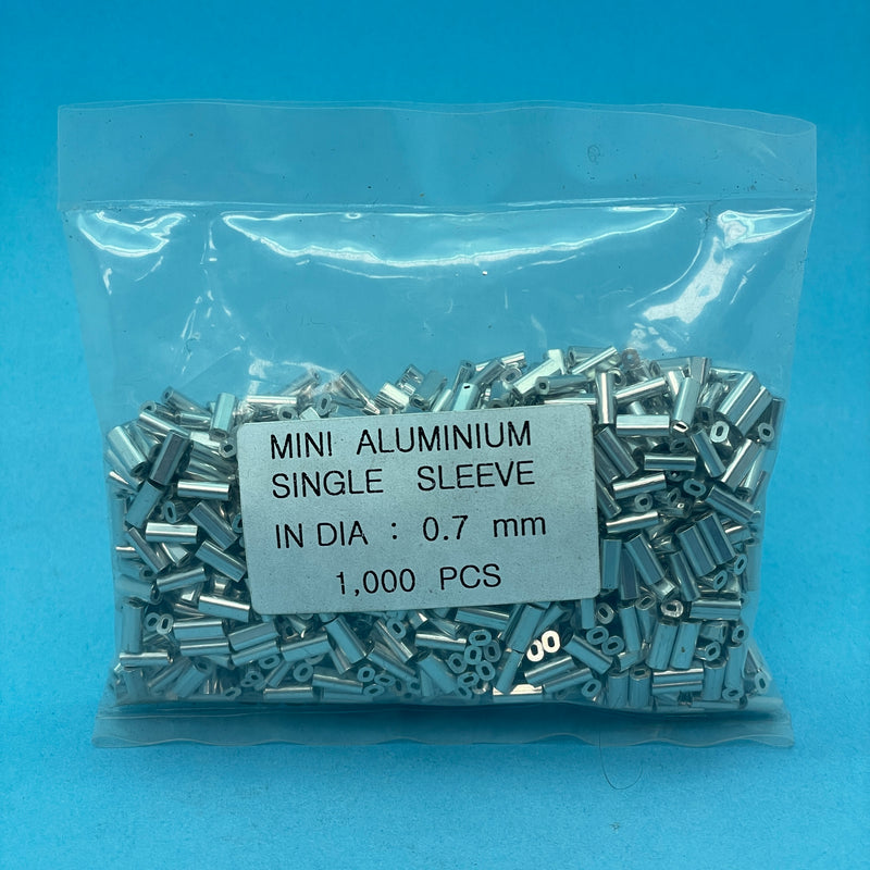 Aluminium Single Sleeve 0.7mm x 1000