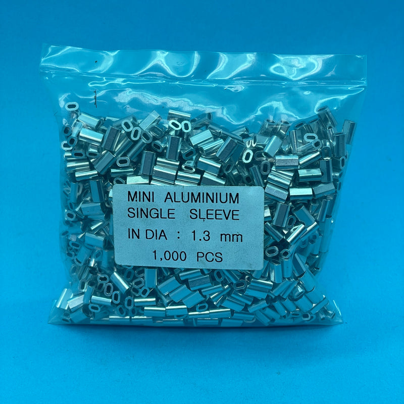 Aluminium Single Sleeves 1.3mm x 1000