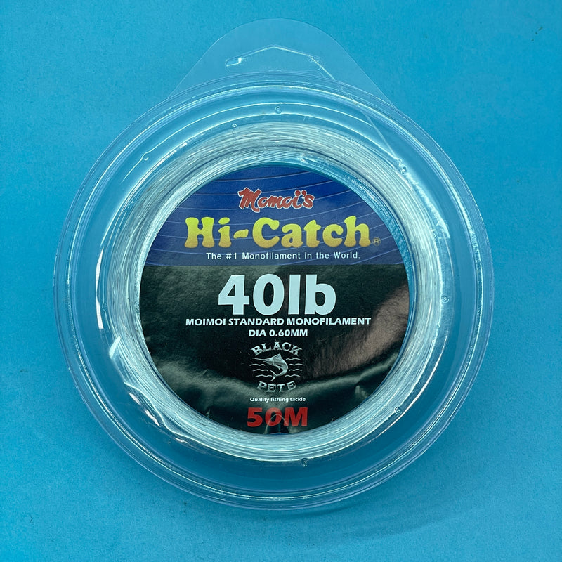 Momoi Hi-Catch Standard Monofilament Leader - 50m