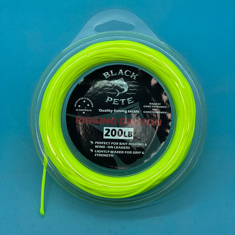 Black Pete Rigging Dacron – Rockstar Tackle