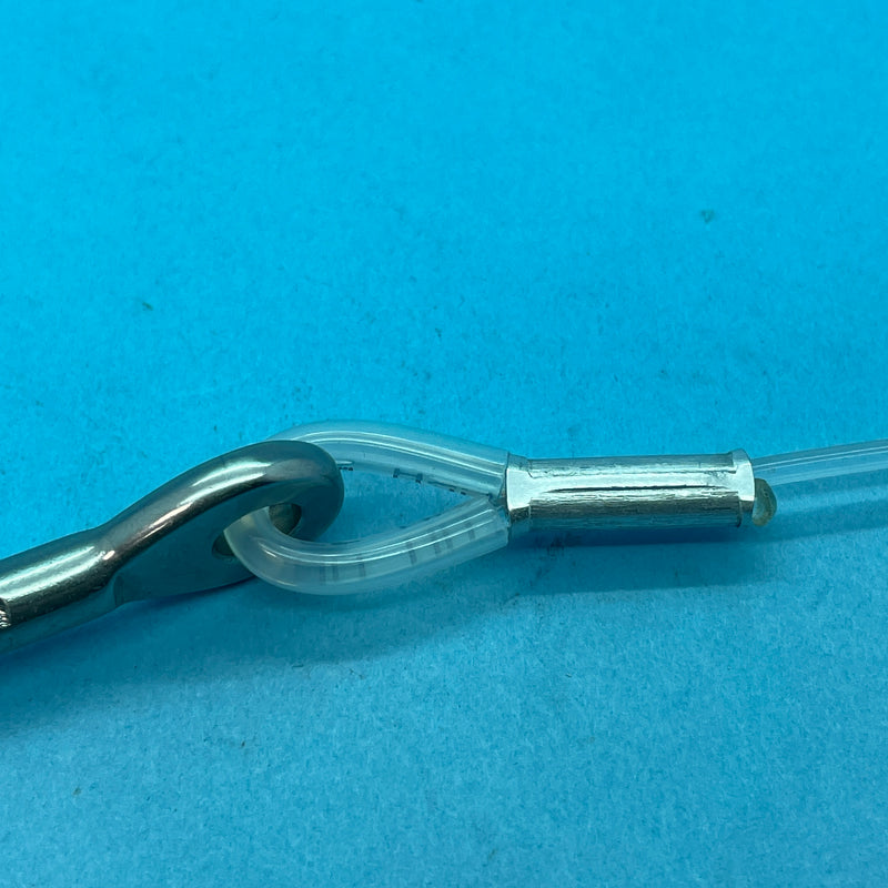 Chafe Tubing 4mm - Clear Nylon - Per Metre