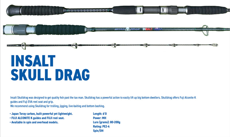 Insalt Skull Drag - PE2-4 Spin or OH